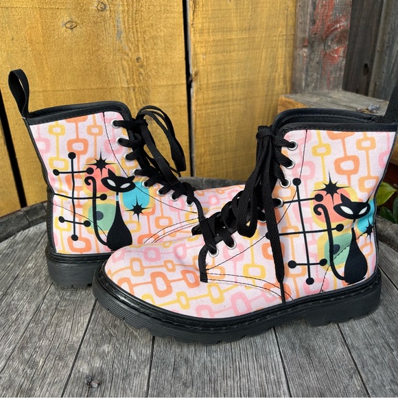Sz7.5W-38EUAtomic Cat Mid Century Modern Boots ✨please see all photos for scuffs - Picture 2 of 16